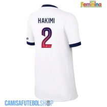Camisa de time de futebol Paris Saint-Germain Achraf Hakimi #2 Replicas 2º Equipamento Feminina 2026-27 Manga Curta